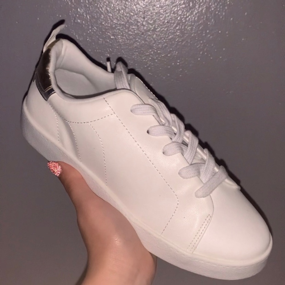 Lace-up front sneakers